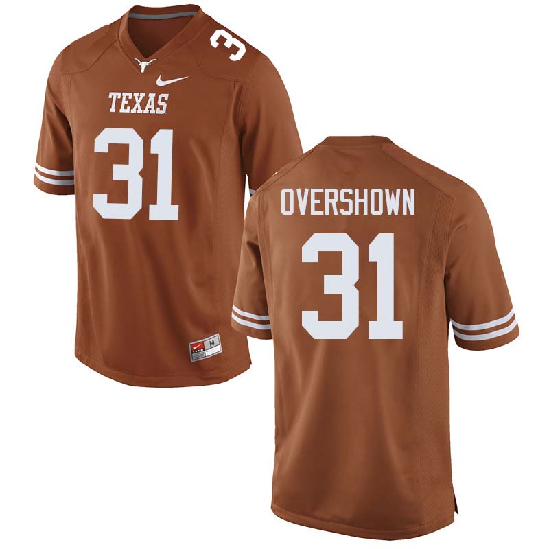 Men #31 DeMarvion Overshown Texas Longhorns College Football Jerseys Sale-Orange